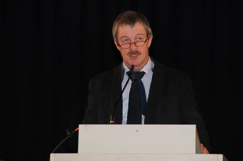 Gastgeber Dieter Mainberger, Vorsitzender des Kreisbauernverbandes Tettnang